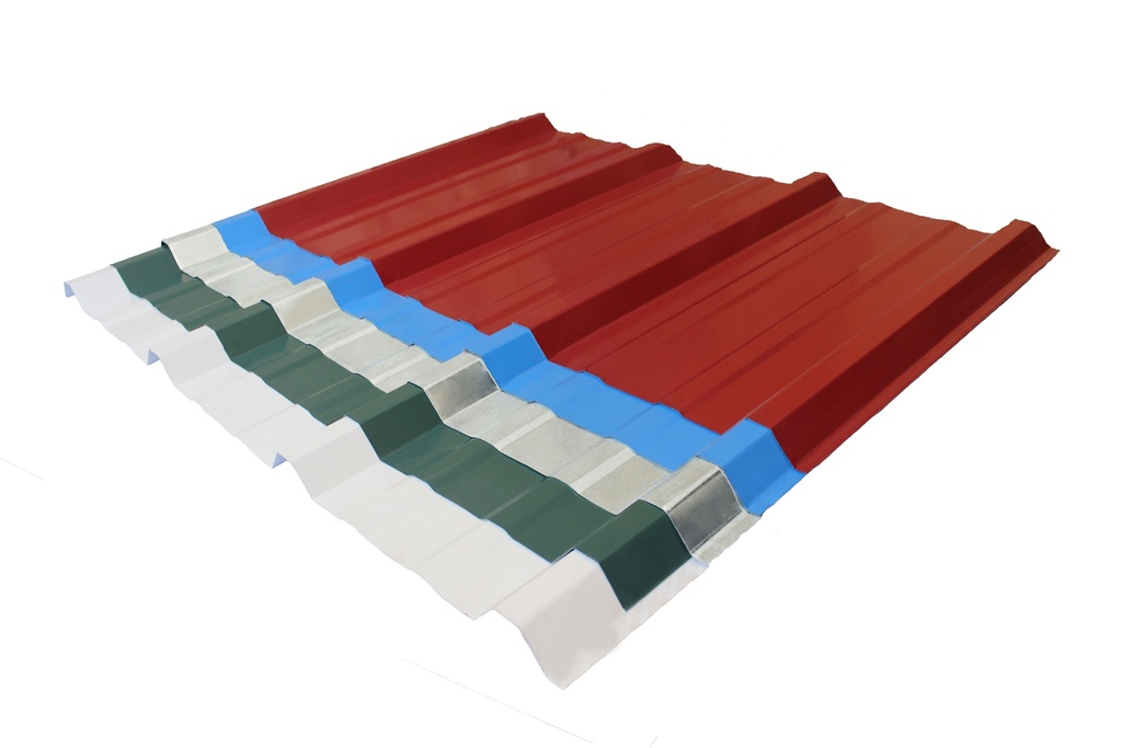PLANCHA ACANALADA DE ALUZINC COLOR 36”